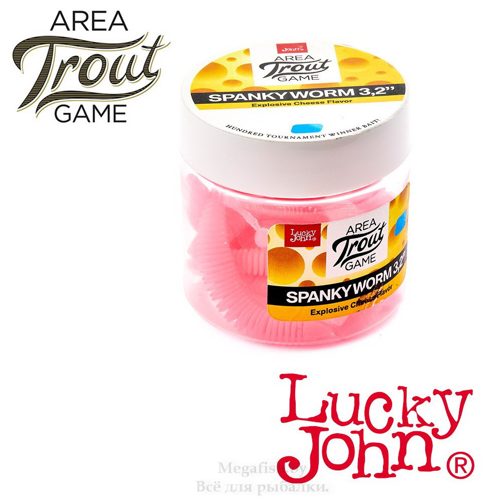 Слаг съедобный Lucky John Pro Series Spanky Worm 3.2" (8,1см, в упаковке 10шт) 026 - фото 3 - id-p92077930