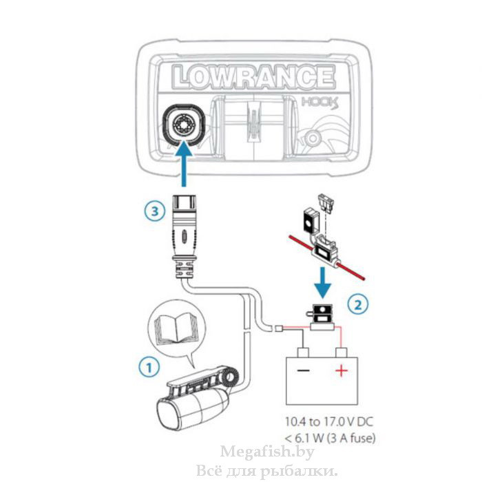 Эхолот Lowrance Hook-2-4Х GPS Bullet - фото 5 - id-p92078160