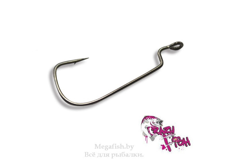 Офсетный крючок Crazy Fish Offset Joint Hook (10 шт.) №2 - фото 1 - id-p92078359
