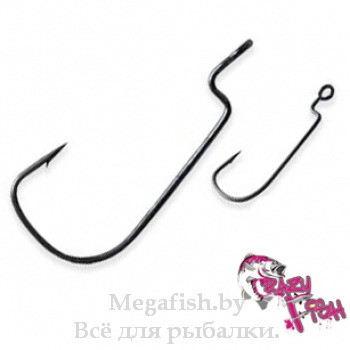 Офсетный крючок Crazy Fish Offset Joint Hook (10 шт.) №2 - фото 6 - id-p92078359