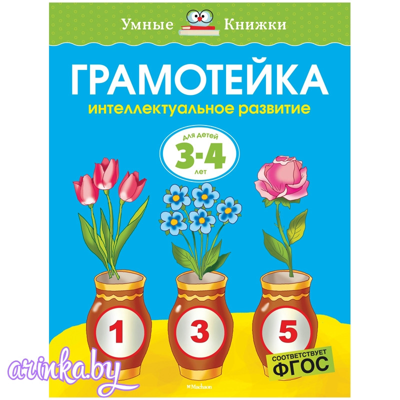Грамотейка. Интеллектуальное развитие детей 3-4 лет