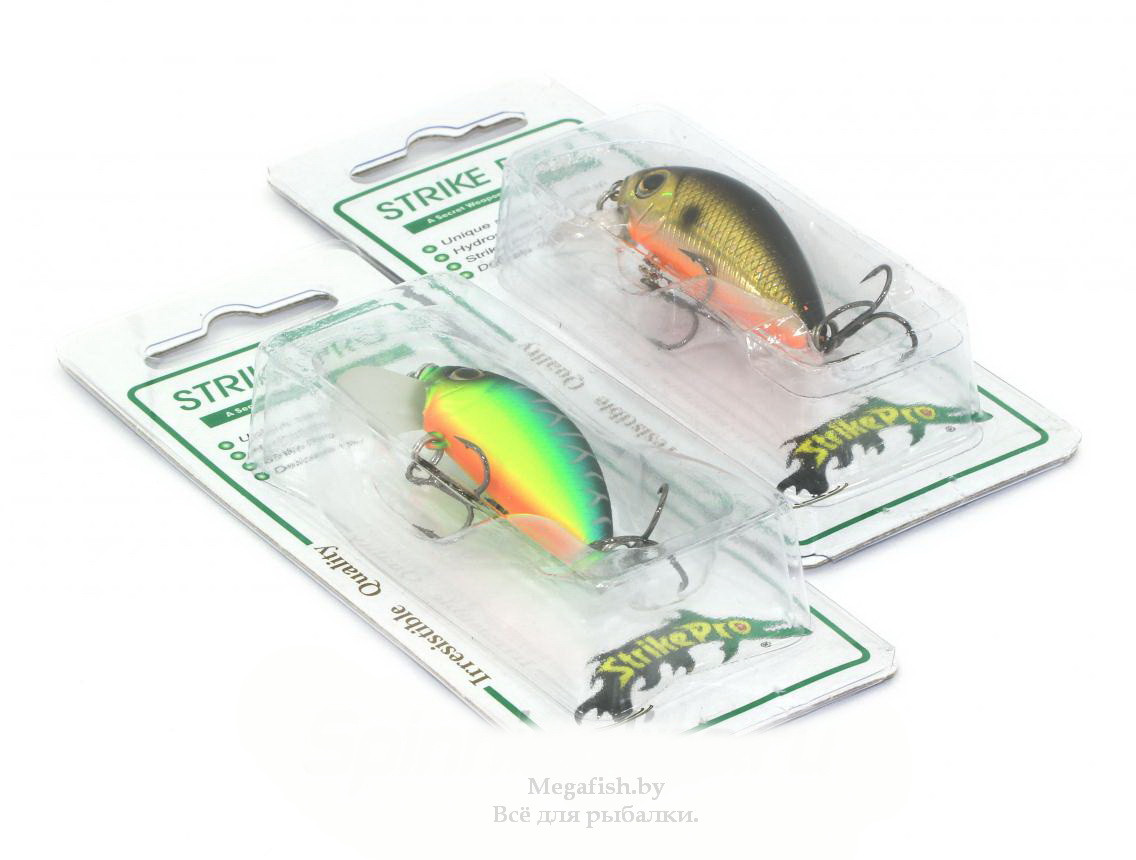 Воблер Strike Pro Mustang Minnow 45 (4гр, 4,5см, 0,2-0,5м) floating A223S-RP - фото 2 - id-p92079189