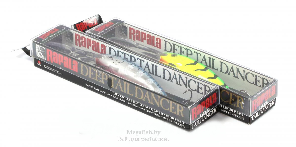 Воблер Rapala Deep Tail Dancer TDD09 (13гр 9см 2.5-6.0м) floating PD - фото 2 - id-p92080055