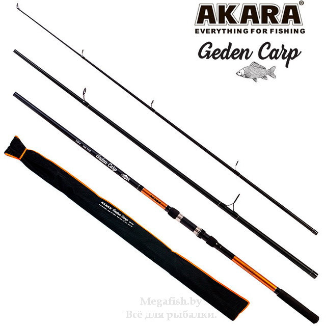 Удилище штекерное угольное карповое 3 колена Akara L17031 Geden Carp TX-20 (2,75lb) 3.6м - фото 3 - id-p92080775