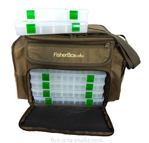 Сумка рыболова Fisherbox С103 (с 6 коробками в комплекте) - фото 5 - id-p92081297