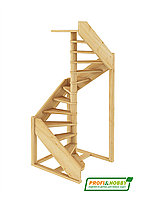 Лестница из сосны ЛС-1.2хм