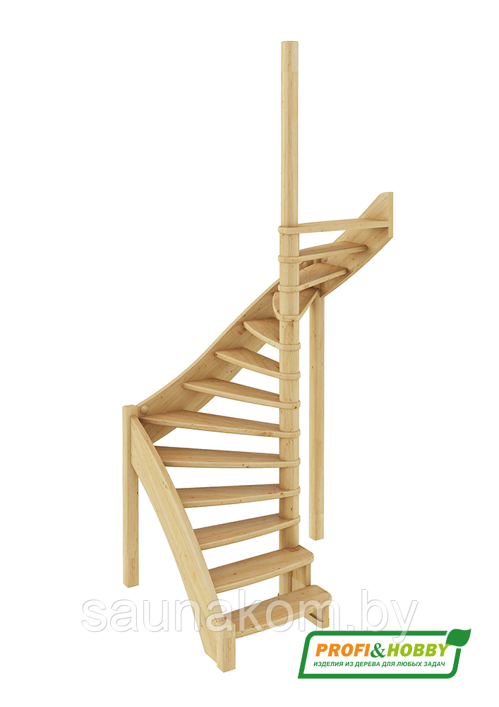 Лестница из сосны ЛС-01м, фото 1