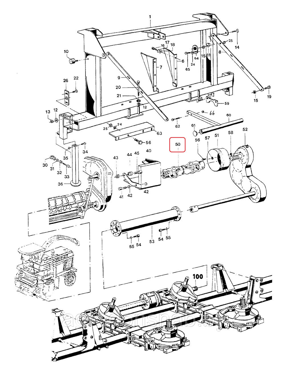 Вал  карданный  LCA72150