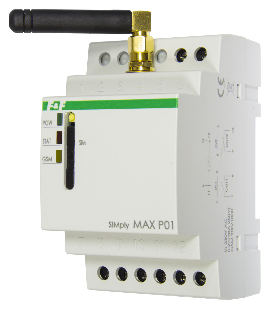 Реле управления по GSM Евроавтоматика ФиФ SIMply MAX P01 - фото 1 - id-p92130685