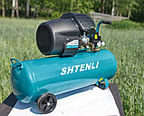 Компрессор  SHTENLI 70-2 PRO двухцилиндровый, воздушный, поршневой (2,5 кВТ), фото 10