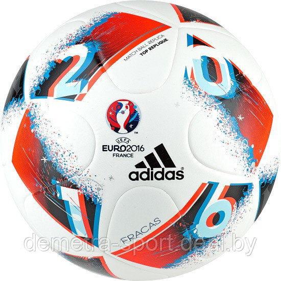 Мяч для футбола Addidas UEFA EURO 2016 Top Replique Fracas" - фото 1 - id-p92141184