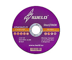 Круг отрезной для стали IWELD 125*0,8*22,2  (Китай)