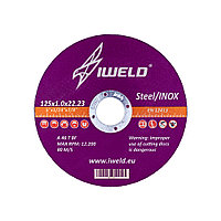 Круг отрезной для стали IWELD 125*1,0*22,2 (Китай)