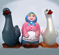 Набор резиновых игрушек по сказке "Два веселых гуся" СИ-385, Кудесники