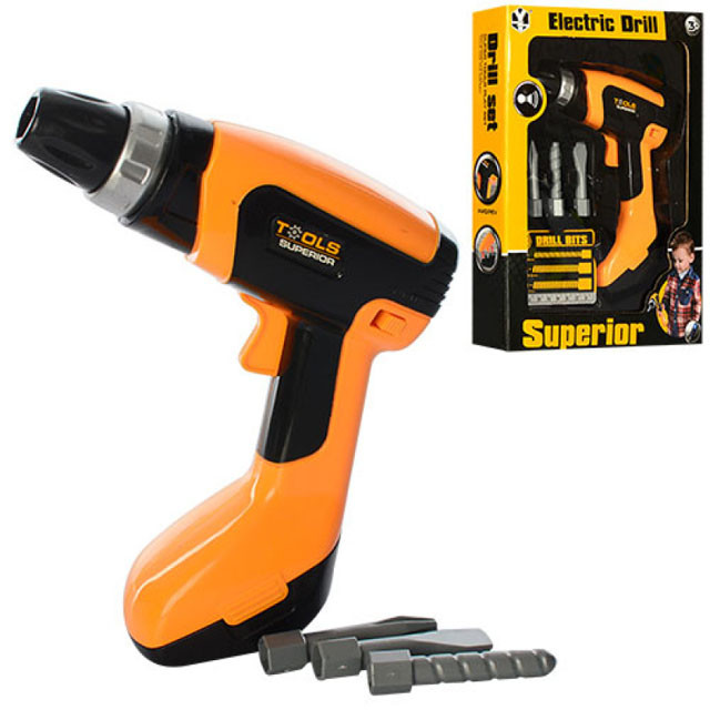 Игрушка электродрель (шуруповерт) Electric drill T105 - фото 2 - id-p92148998