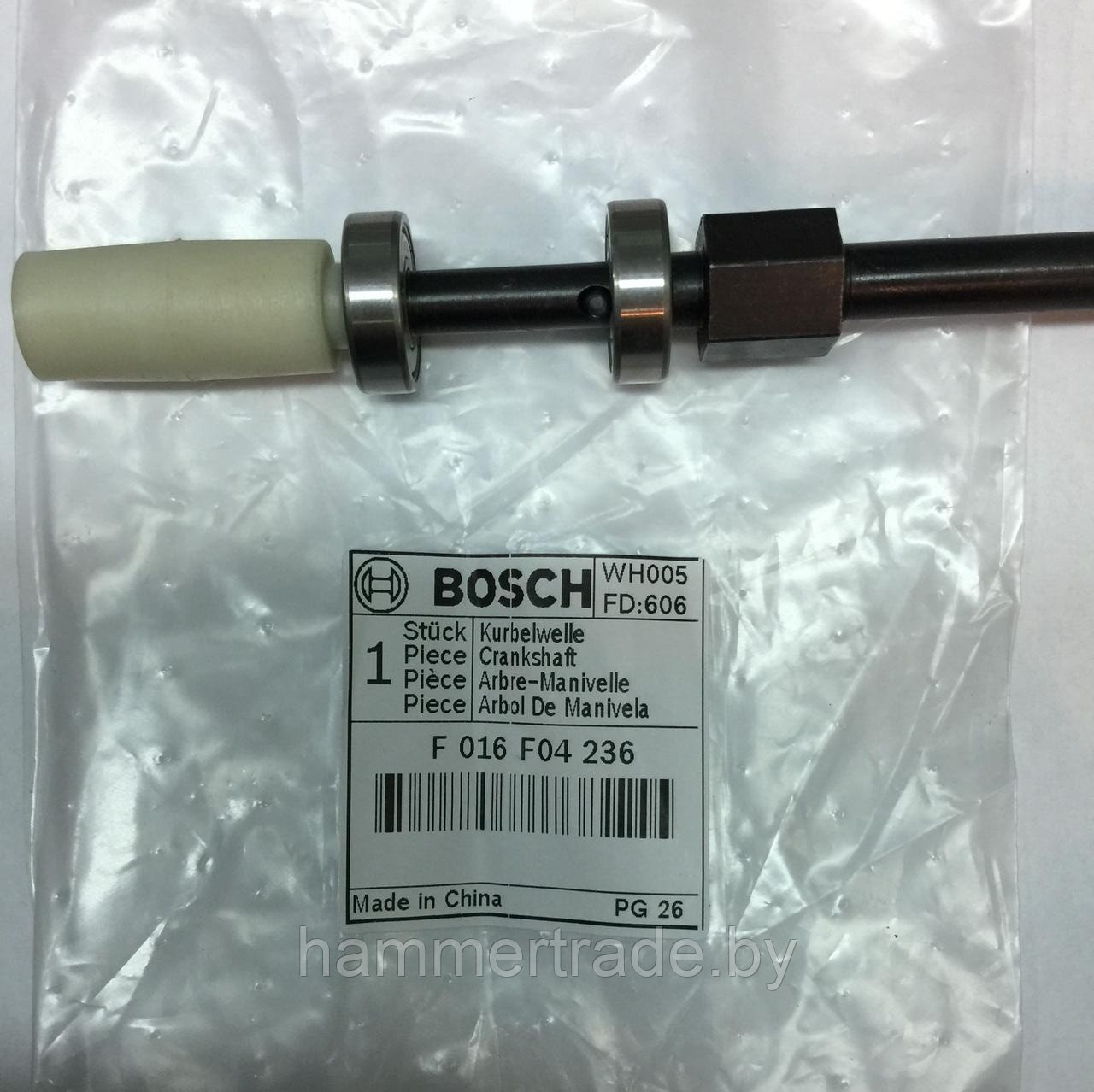 F016F04236 Коленчатый вал для триммеров Bosch ART35, ART37 - фото 3 - id-p82408463