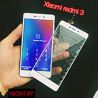 Замена стекла экрана модуля Xiaomi Redmi 3, 3s, 3pro