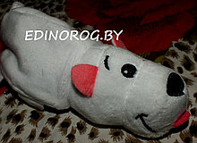 Мягкая Игрушка-Вывернушка Белый мишка - сказочная собачка 13 см.