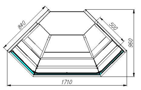 Угловая нейтральная витрина Полюс КС80 N-5 Carboma Borneo (внешний 90) - фото 2 - id-p92202428