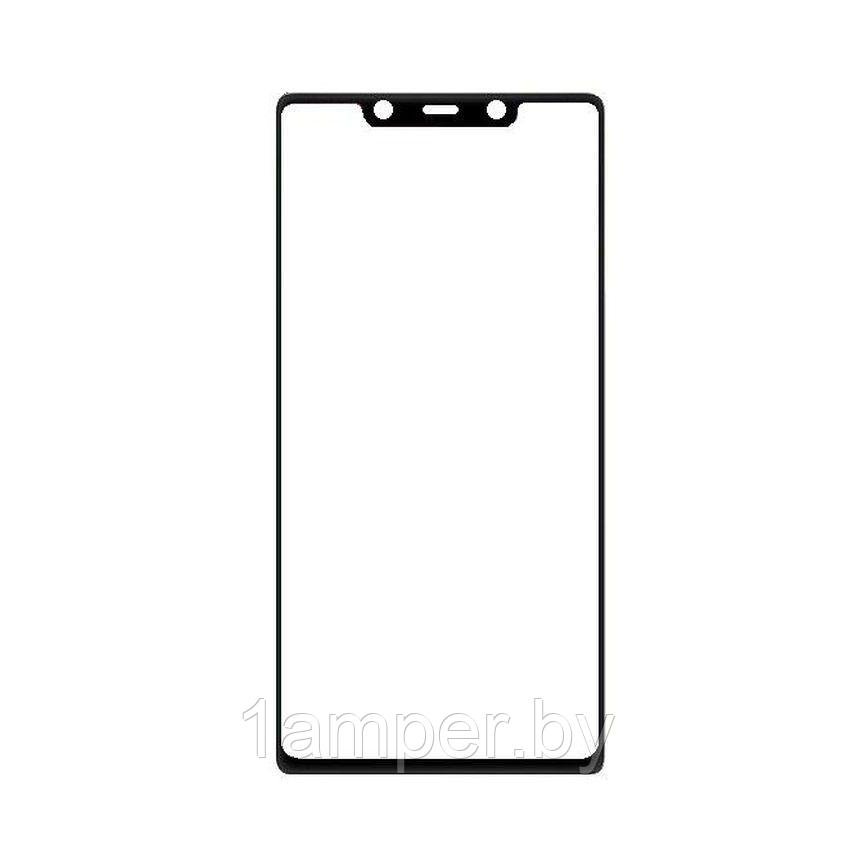 Стекло экрана Xiaomi Mi8 Черное