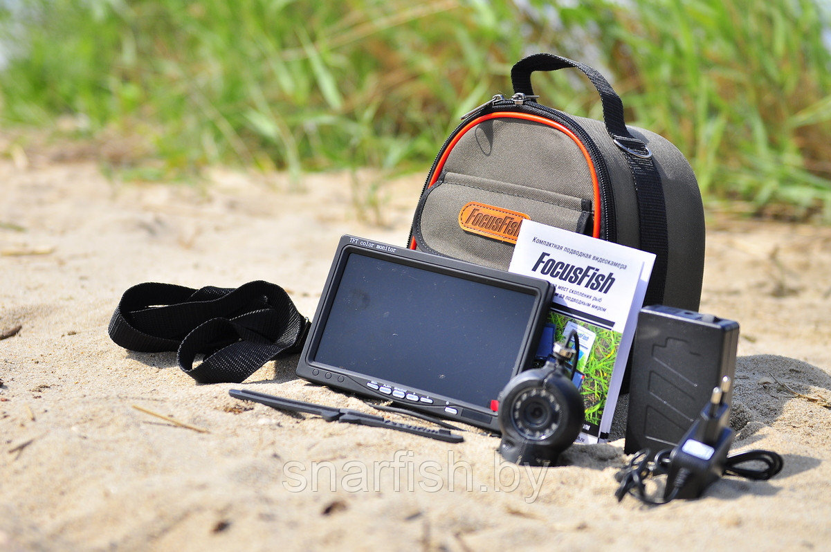 Камеры для подводного видео наблюдения FocusFish с монитором 7" с записью. - фото 1 - id-p92205554
