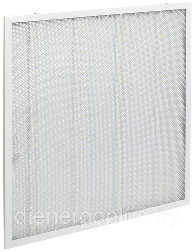 Светильник светодиодный ДВО 6561-P 36Вт 4000К (6500К) 595х595х20 призма IEK