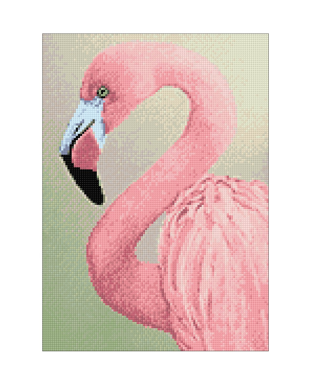 Набор Алмазной мозаики "Розовый фламинго"