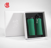 Набор подарочный Colorissimo: термокружка и бутылка для воды, зеленый