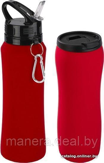 Набор подарочный Colorissimo: термокружка и бутылка для воды, розовый - фото 2 - id-p92208320