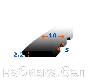 Зубчатый ремень 10 мм T5-165 Z33