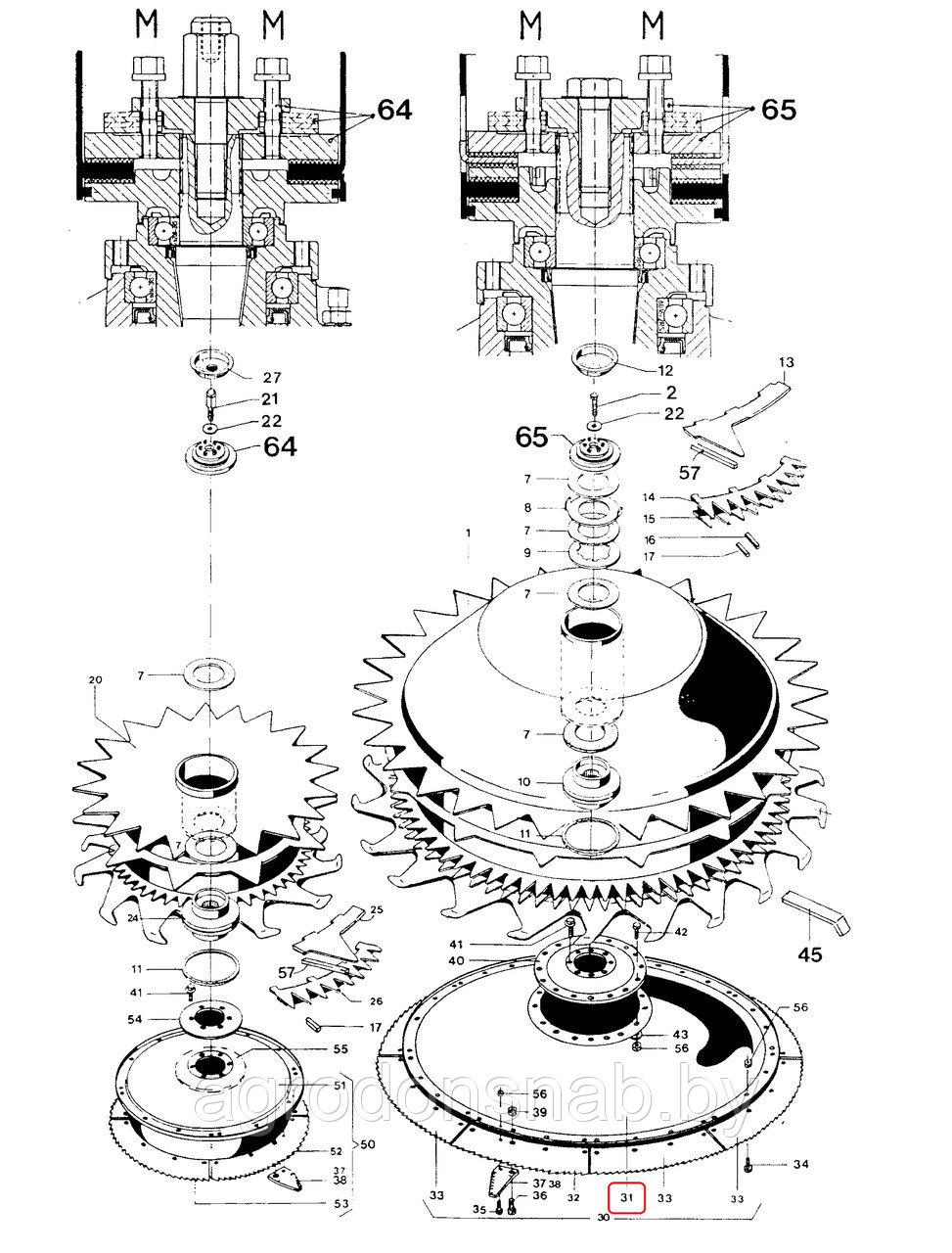 Ротор LCA84838 (LCA66032)