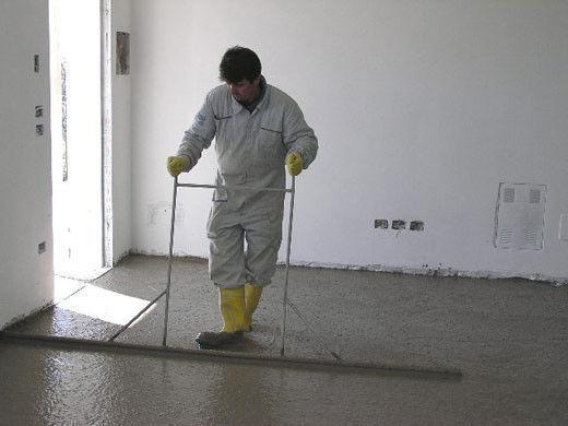 Положить бетонный пол