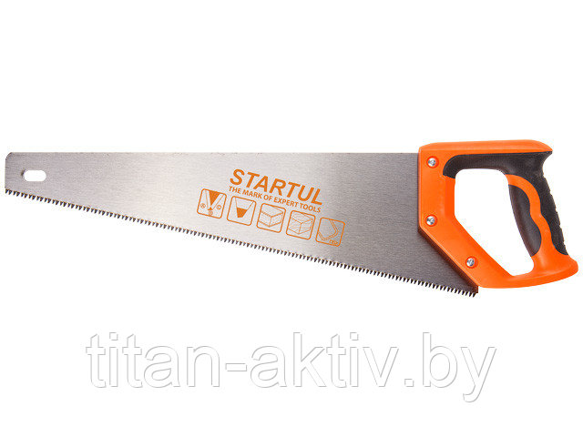 Ножовка по дер. 500мм STARTUL MASTER (ST4026-50) (7 TPI, каленый зуб, 3D заточка) - фото 1 - id-p91835982