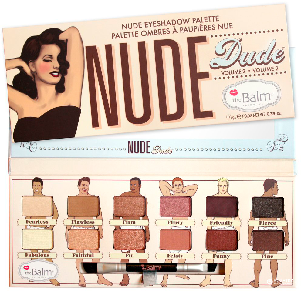 Палетка теней Thebalm Nude Dude - фото 3 - id-p92250374