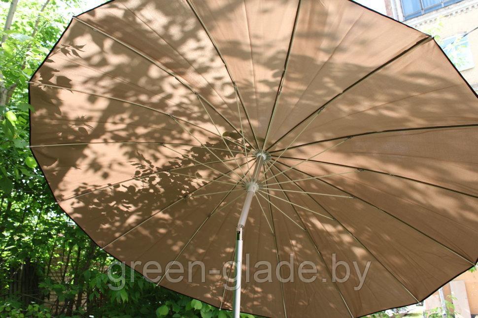 Зонт Green Glade 2071 темно-бежевый - фото 10 - id-p11203790