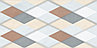 Альта Цера Ромбус Блю 25*50 Керамическая плитка AltaCera Rhombus Blue, фото 6
