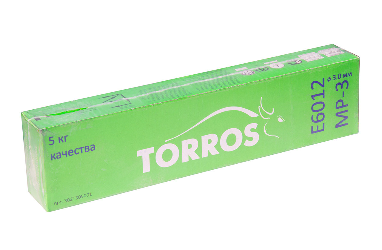 Электроды TORROS МР-3, д.3,0мм/2.5кг, арт.302Т305001, (Украина)