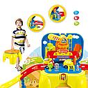 Детский игровой набор " Трек в стульчике с машинками. Парковка" со световыми и звуковыми эффектами 008-805А, фото 2