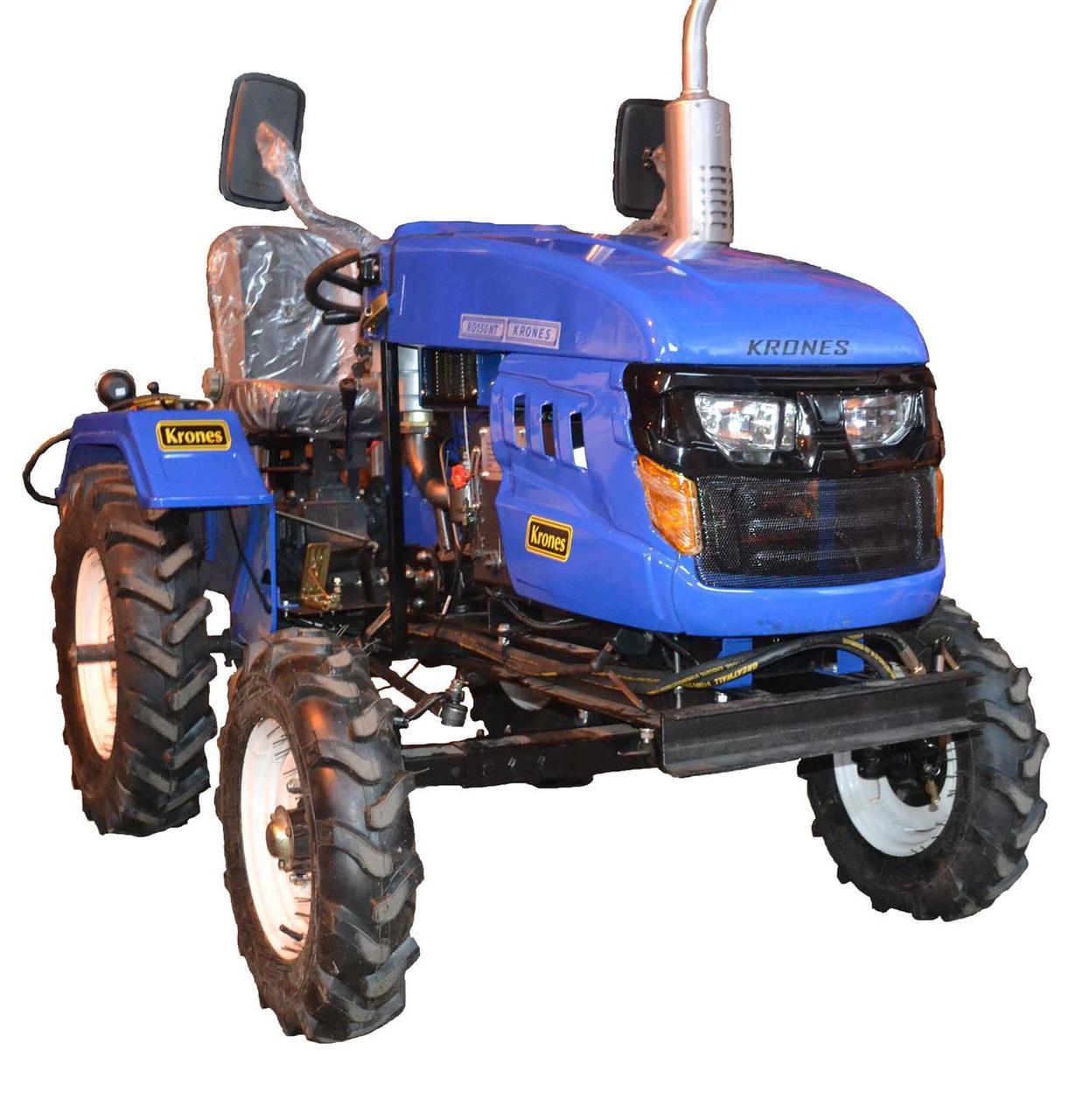 Минитрактор Krones RD150NT с плугом и почвофрезой