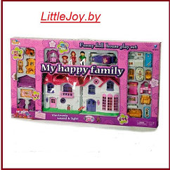 Игровой домик для кукол My Happy Family 8031 со световыми и звуковми эффектами