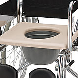 Кресло-коляска для инвалидов Армед FS609GC с санитарным оснащением, фото 4