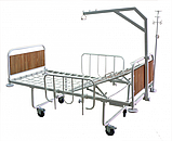 Кровать медицинская 1-секционная «Здоровье-1» с334м (с матрацем), фото 3
