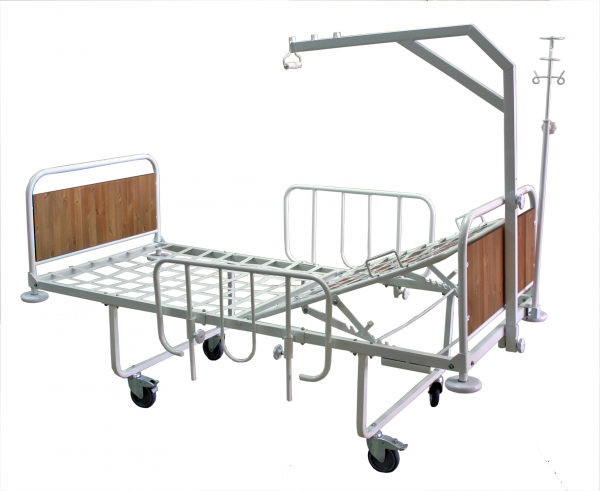 Кровать медицинская 1-секционная «Здоровье-1» с334м (с матрацем) - фото 3 - id-p85709718