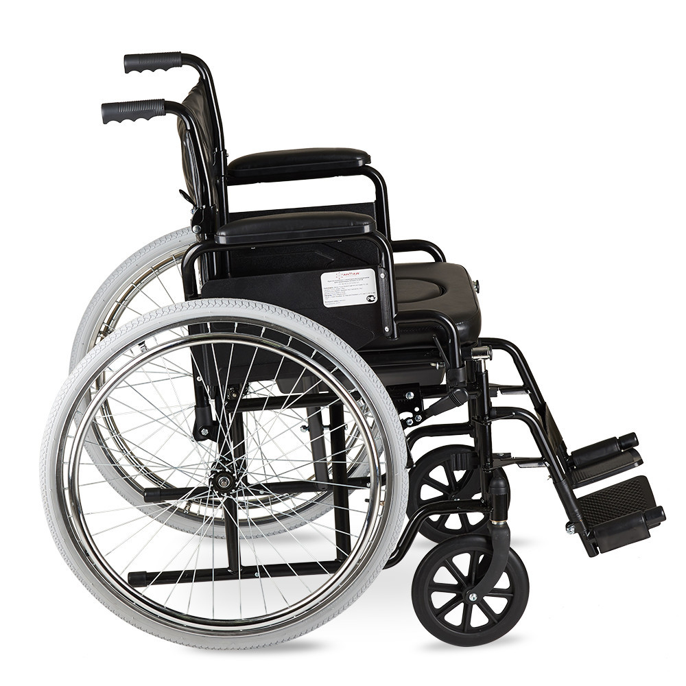 Кресло-коляска для инвалидов Армед Н 011A с санитарным оснащением - фото 3 - id-p89731582