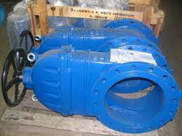 Задвижка чугунная с обрезиненным клином 30ч39р Ду400 Ру16, фото 2