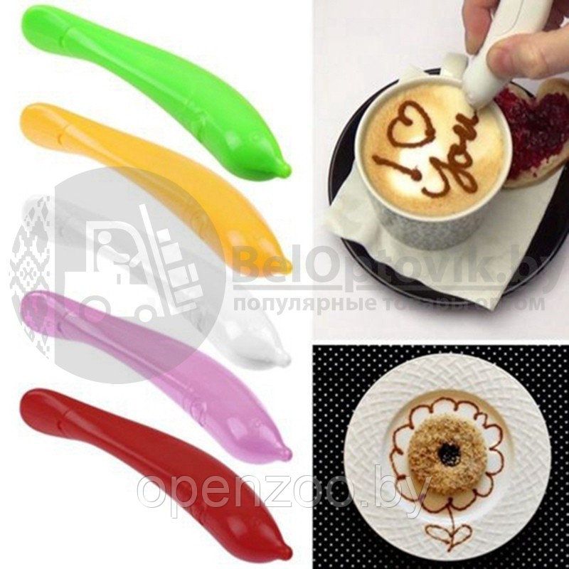 Ручка для декорирования кофе и блюд Spice Pen ( с вибрацией) - фото 3 - id-p92409480