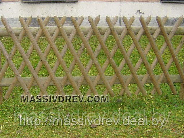 Деревянный забор «Эгерцаун» 6x60x250 - фото 2 - id-p4507189