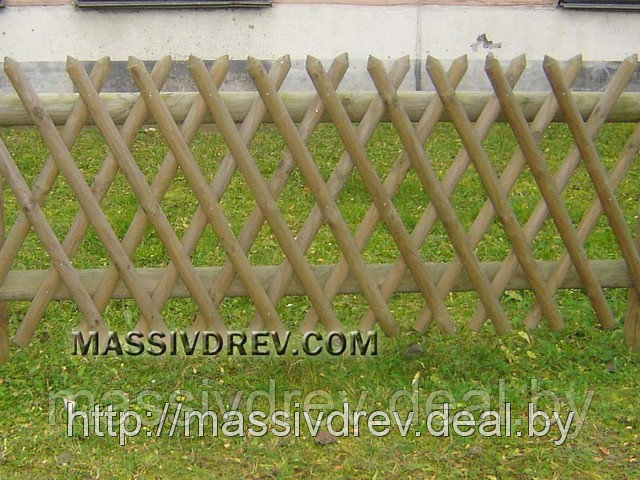 Деревянный забор «Эгерцаун» 6x80x250 - фото 2 - id-p4507191