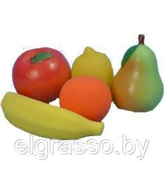 Игрушка из ПВХ пластизоля "Набор фруктов", 5 предметов, Радуга-Актамир