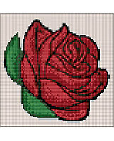 Набор Алмазной мозаики "Бутон Розы"